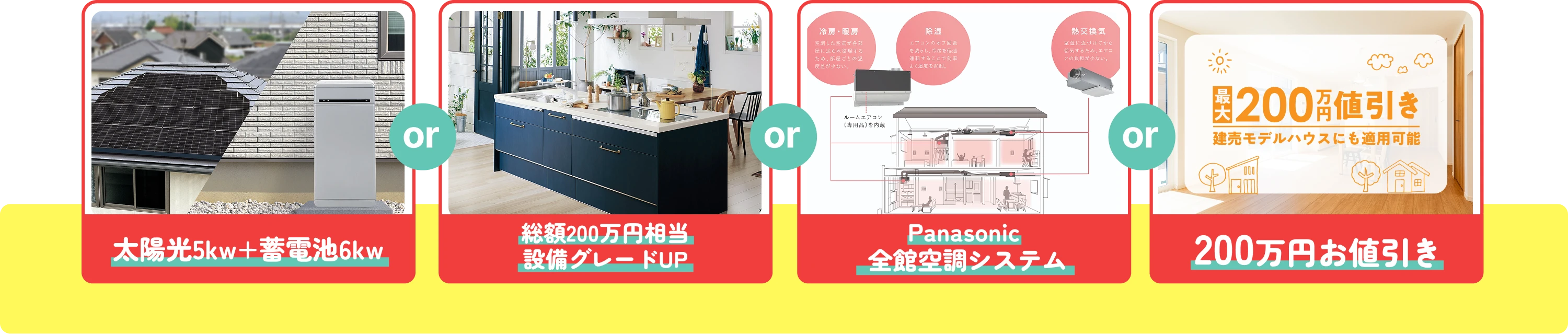 太陽光5kw+蓄電池6kw、総額200万円相当設備グレードUP、Panasonic 全館空調システム、200万円お値引き